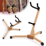 Wooden Stand Bracket Saxophone Display Holder for Alto Tenor Sax Accessories