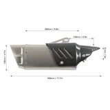 Motorbike Silencer Pipe Universal Motorcycle Exhaust Pipe Heavy Duty for Modification