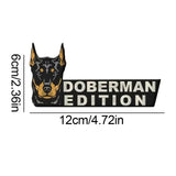 3D Dogs Stylish Emblems And Badges Acrylic Funny Automotive Badge Sticker For Car Dog Lover