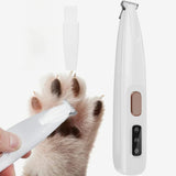Electric Groomer with LED Light Waterproof Pet Hair Trimmer Low Noise Cat Dog Face Foot Ear Hip Paw Shaver