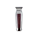 New Best Quality Professional Cordless Hair Trimmer Kemei Km-Wl9164 Silver Usb Rechargeable Hair Clippers