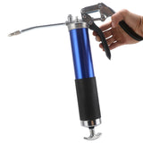 Pistol Grip 6000-7000 PSI 400CC Manual Grease Gun Injector with Flexible Hose Heavy Duty Maintenance Tools