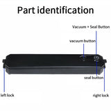 Kitchen Automatic Commercial Household Food Vacuum Sealer Packaging hine Include 10Pcs Bags