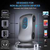 2022 Bluetooth 5.0 Receiver 3.5mm AUX Audio Wireless Adapter In-Car Handsfree for PC Speaker Headphones TF Music Player
