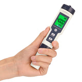 5 in 1 Professional Multi-parameter Combo Testing Meter PH/EC/TDS/Saity/Thermometer Digital Multi-Function Tester Water