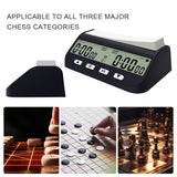 with Basic Bonus Delay and Positive Time Features Timer Portable Digital Chess Clock for Board Games