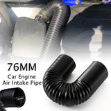 Engine Flexible Inlet Tube Car Filter Intake Cold Air Ducting Feed Hose Pipe