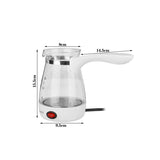 Electric household electric Mocha espresso pot, heat-resistant portable coffee percolator, 220V