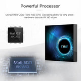 T95 10 Tv 4GB 64GB Allwinner H616 Quad Core 1080p H.265 Bluetooth 5.0 6K Youtube Android 10.0 Set Top Box