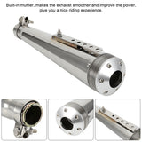 Motorcycle Exhaust Pipe Slim And Beautiful Muffler Exhaust Pipe Elegant Style  Exhaust High-Quality Materials Easy To Use