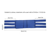 Portable Non-Slip Strap Adjustable Medical Seat Belt Wheelchair Leg Supporst Foot Rest Restraint Elderly Disabled