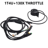 New Practical E-Bike Motor Cable 130X Throttle Rubber UART/CAN Protocol 1T4 Wire About 60g Brake Display Connector
