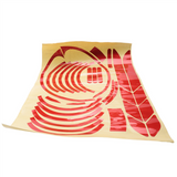 1 Reflective Scooter Full Set Stickers for MAX G30 Kickscooter Foldable Stickers(Red)