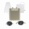 Factory price 3-band gsm repeater booster 900mhz 1800mhz 2100mhz automatic gain control 63DB signal booster for cell phones