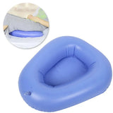 Household Iatable Bedpan Elderly Patients Care Anti Bedsore Air Cushion Potty Blue(Blue )