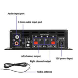 Bluetooth Amplifier AK380/AK370/AK170 800W Audio Karaoke Home Theater Amplifiers 2 Channel Power Class D Amplifie-r USB SD AUX