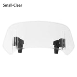 Universal Extension Adjustable On Windscreen Deflector for Most Motorcycle Dirt Bikes with Windshield
