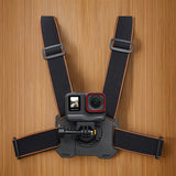 Chest Strap POV Mount with Adapter Support Holder Adjustable for DJI Osmo Action 3/4 Camera