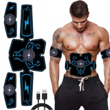 1 set of EMS smart massager abdominal and arm stimulator trainer muscle exercise lazy home fiess equipment