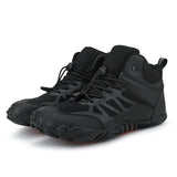 New Outdoor Mid Top Five Finger Hiking Mountaineering for Couples, Sports and Fitness, Large Size Creek Tracing Shoes
