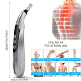 3-in-1 Acupuncture Pen Set - Electronic Therapy, Energy Pulse Massage, USB Rechargeable