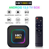 HK1 RBOX K8 Android 13 TV BOX RK3528 4GB 64GB 2.4G 5G WIFI 6 BT 5.0 8K Media Player Set Top Box