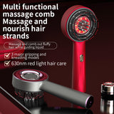 Electric Vibration Comb Red Light Therapy Growth Massage Scalp Brush Anti Loss Liquid Oil Applicator Hair Care