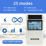 25 Modes EMS Relax Muscle Stimulator Neck Acupoints Lymphvity Massager Device Digital Therapy Slimming hine Electrostimulator