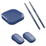 Electric Professional Electronic Virtual Air Drum with Drumsticks and Pedals - for Beginners, Children, Adults