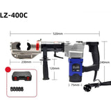 LZ400C Portable multi-functional crimping hydraulic pliers electric hydraulic crimping type crimping tool crimping factory price