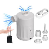 Electric Pump Portable Wireless Compressor Iator/Deflator Pumps for Iatable Cushions Air Beds Boat Swimming Ring