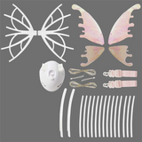 Princess Elf Fairy Wing Butterfly Wings Bellydance Carnival LED Costumes Christmas Shows Toy Gift for