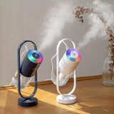 1pc 300ml Mini Ultrasonic Humidifier with 360 Degree Free Rotation and Large Fog Volume