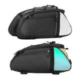 Rear Rack Saddle Touring Shopping Storage Pouch Refletive Shoulder 8L Pannier Trunk Bicycle Bag Men Women