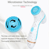 3 In 1 Electric Cleansing Brush Sonic Rotating Cleansing Brush Galvanic Facial Spa System Deeply Clean and Remove Blackheads