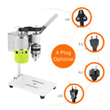 Mini Press Miniature Small Drill for Bench hine Variable Speed Drilg Chuck 1.5-10mm DIY Wood Metal