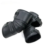 Bicycle Warm Kneepad Bike Riding Pads Windproof Winter Outdoor Cycg Knee Protector PU Leather Waterproof