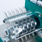 High Quality Double Head Leather Belt Cutter Strap Cutting With Edge Folding Laminating hine Slicer