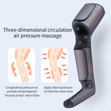 Electric Air Foot and Leg Massager - Circulation Health Care Therapy. Shiatsu Calf and Thigh Compression Massage for Pain Relief.