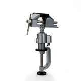 2 In 1 Vise Bench Universal Rotation Vise Clamp Bench Electric Drill Stand 360 Degree Rotat Table Metal Working Rotating Tool