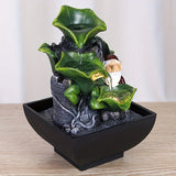 1pc USB Powered Tabletop Fountain With Lights, Home And Office Decor, Portable Tabletop Waterfall Kit Relaxation Decor, Gift For Family And Friends, Holiday Gifts, Home Decor Halloween Gifts