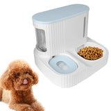 Dog Automatic Feeder With Dry Food Storage Cat Drinking Water Bowl Pet Feeding Machine Pet Supplies Cat Food Bowl 3L