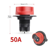DaierTek 50A 100A 200A 300A 12V Car Battery Disconnect Cut Off Isolator Switch For RV Motorcycle Truck