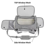 Carrier Soft Side Backpack Cat Carriers Dog Travel Bags Transport For Small Dogs Cats Pet Carring Bag