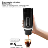 Portable Italian Espresso 3-in-1 Capsule Powder Electric Outdoor Car Mounted Wireless Heating Coffee hine Fast Charge