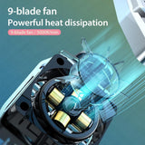 H15 Universal Mini Mobile Coog Fan Radiator Turbo Hurricane Game Cooler Cell Phone Cool Heat Sink