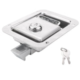 20X Paddle Slam With & Key Travel Trailer Lock Stainless Steel RV Door Flush Mount Handle Latch