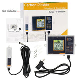 Smart Controller Dual Channel NDIR CO2 Sensor Day Night Carbon Dioxide Detector 0-5000PPM For Greenhouse Hydroponics