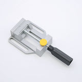 Aluminum Alloy Flat Vise Mini Home Use Flat Tongs Bench Clamp Screw Vise DIY Craft Mold For Electric Drill Stand 8010 Tongs Vise