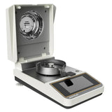 110g/0.001g/0.005g/0.01g Halogen Moisture Analyzer High-Temperature 160°C Toucreen Display USB & RS232 Connectivity